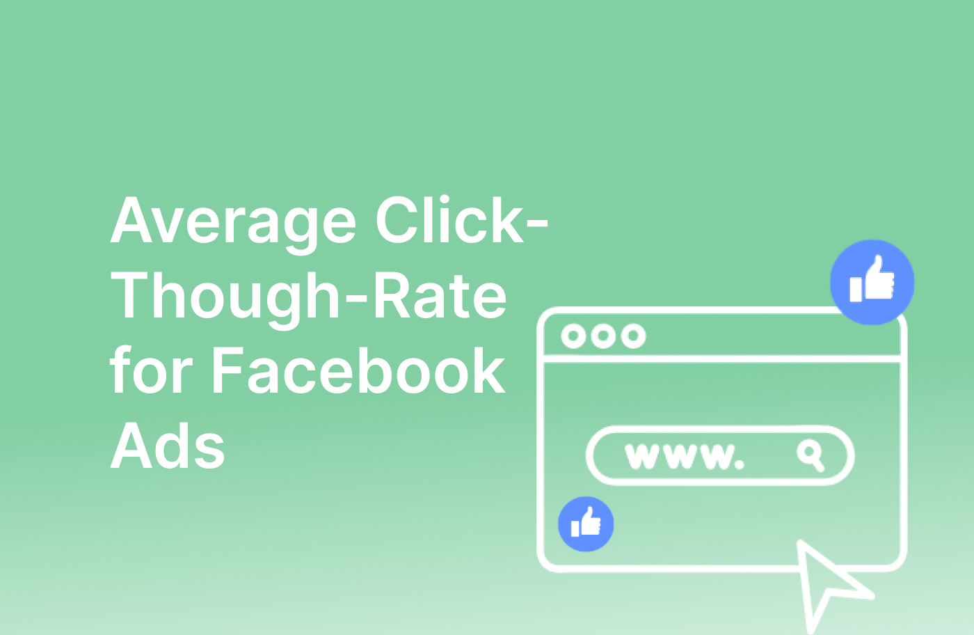 What is the Average Click-Through-Rate for Facebook Ads in 2024?